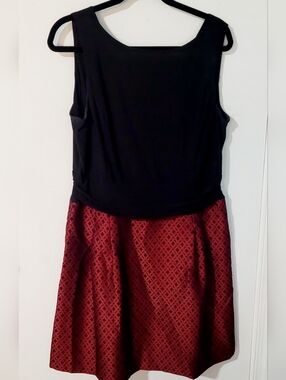 American Living Black & Red Midi Dress size 16